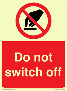 Do not switch off 